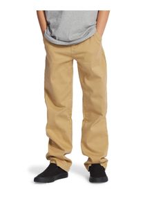 Chinos DC Shoes "Worker Relaxed", Jungen, Gr. 14(155-164cm), beige (incense), Obermaterial: 99% Baumwolle, 1% Elasthan., Hosen Chinos