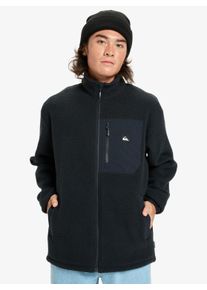 Fleecejacke Quiksilver "CLEAN COAST FZ", Herren, Gr. XL, schwarz, Obermaterial: 100% Polyester, Jacken Fleecejacke, f&uuml;r Erwachsene, aus Polyester, in den Gr&ouml;&szlig;en S bis XXL