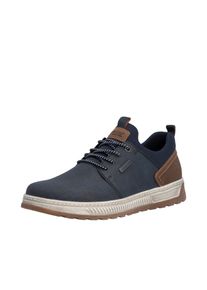 Slip-On Sneaker Rieker, Herren, Gr. 40, Textil, blau, Lederimitat, Schuhe Slip-On Sneaker, Freizeitschuh, Halbschuh, Slipper mit TEX-Membrane