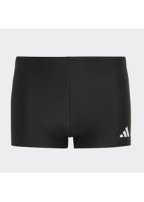 Badehose adidas Performance "3S BOXER Y", Jungen, Gr. 176, N-Gr, schwarz, wei&szlig;, Obermaterial: 78% Polyamid, 22% Elasthan, Badehosen Badehose