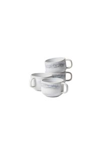 Tasse GIPFELST&Uuml;CK "Tiefer See", grau (grau, wei&szlig;), 4, Trinkgef&auml;&szlig;e, Tasse