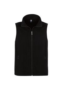 Fleeceweste TRIGEMA "TRIGEMA Fleeceweste", Damen, Gr. XS, schwarz, 100% Polyester, lang, Westen Fleeceweste