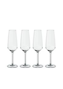 Gl&auml;ser-Set "Essential Sekt-/Champagnerglas", transparent (klar), H:23,1cm &Oslash;:7cm, Kristallglas, LIKE. BY VILLEROY & BOCH, Trinkgef&auml;&szlig;e, Gl&auml;ser-Set