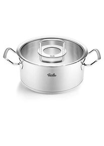 Bratentopf Fissler "Original-Profi Collection", silber (silberfarben), B:22cm H:14cm L:31,5cm &Oslash;:20cm, T&ouml;pfe, Bratentopf, Made in Germany