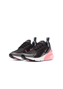 Sneaker Nike Sportswear "AIR MAX 270 (GS)", M&auml;dchen, Gr. 36, schwarz, metallic silber, smoke grau, Synthetik, Textil, Schuhe Sneaker, auf den Spuren des Air Max 180 und Air Max 93,Kinder & Jugendliche