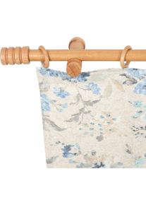 Gardinenstange SN DECO GROUP "Pisa" Gr. 1, braun (eichefarben), L:120cm, Holzwerkstoff, Gardinenstangen, Gardinenstange, 28 mm, Holz, verschiedene L&auml;ngen und Farben, Komplettset