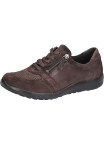 Waldl&auml;ufer Schn&uuml;rschuh WALDL&Auml;UFER "M-Ira-Soft", Damen, Gr. 9 (43), braun, Nappaleder, Textil, Veloursleder, Schuhe Schn&uuml;rschuh, Sneaker, Bequemschuh, Halbschuh in Spezialweite M f&uuml;r den kr&auml;figen Fu&szlig;