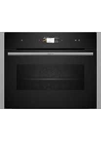 Neff Dampfbackofen "C24FS31N0", Energieeffizienz: A+, grau (silberfarben), B:59,6cm H:45,5cm T:54,8cm, Back&ouml;fen, Dampfbackofen