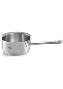 Kasserolle Fissler "ORIGINAL-PROFI COLLECTION", silber (silberfarben), &Oslash;:16cm, T&ouml;pfe, Kasserolle, mit breitem Sch&uuml;ttrand, Kaltmetallgriffen. Made in Germany, Induktion