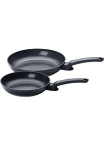 Pfannen-Set Fissler "Ceratal Evo Classic", orbitschwarz, Pfannen, Pfannen-Set, 2-teiliges Keramikpfannen-Set