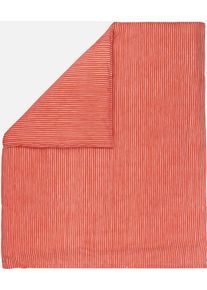 Bettbezug Marimekko "PICCOLO", orange, B:200cm L:200cm, Perkal, Obermaterial: 100% Baumwolle, Bettbez&uuml;ge, Bettbezug, aus Baumwollperkal, mit Streifen