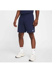 Shorts Nike Sportswear "Nike Club Men's Knit Shorts", Herren, Gr. XXL, N-Gr, blau (obsidian, wei&szlig;), Obermaterial: 100% Baumwolle, Hosen Shorts, mit Eingrifftaschen, aus gestrickter Baumwolle