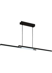 Eglo H&auml;ngeleuchte "FRAIOLI-Z H&auml;ngelampe, ZigBee 3.0, Pendelleuchte, Disco-Modus", schwarz, H: 110cm, 1 Stk., Leuchten, Timer, App/Sprachsteuerung Alexa, 105,5x120x120cm, exkl. Fernbedienung, H&auml;ngeleuchte