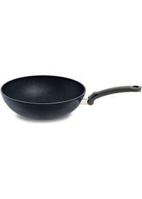Wok Fissler "Adamant", grau (anthrazit), &Oslash;:28cm, Pfannen, Wok, induktionsgeeignet, kratzfeste Antihaft-Beschichtung, Made in Germany