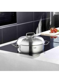 Br&auml;ter Fissler "ORIGINAL-PROFI COLLECTION Br&auml;ter mit Deckel", silber (silberfarben), &Oslash;:28cm, T&ouml;pfe, Br&auml;ter, mit breitem Sch&uuml;ttrand, Kaltmetallgriffen. Made in Germany