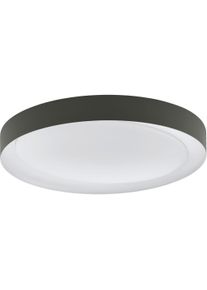 Eglo Deckenleuchte "LAURITO", wei&szlig; (grau), &Oslash; 49 H: 7cm, 1 Stk., Leuchten, Deckenleuchte in wei&szlig; aus Stahl - 24W - warmwei&szlig; - kaltwei&szlig;, Deckenleuchte