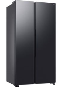 Samsung Side-by-Side "RS70F65QEF", Energieeffizienz: E, silber (schwarz steel), B:91,2cm H:178cm T:72,6cm, K&uuml;hlschr&auml;nke, Side-by-Side, Topseller