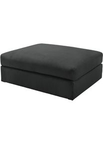 Polsterhocker OTTO HOME "Soft&Cosy XL, B: 101 cm - OTTO. Verl&auml;ssliche Qualit&auml;t.", schwarz, B:101cm H:52cm T:97cm, 100% Polyester, Hocker, Polsterhocker, Mega-Hocker, in Cord oder Chenille-Struktur w&auml;hlbar