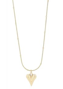 Adelia&acute;s Kette mit Anh&auml;nger ADELIA&acute;S "Adelia's Damen Edelstahl Halskette mit Anh&auml;nger Herz" Gr. 43, gold (gold, herz), Halsketten, Damen, Edelstahl, Kette mit Anh&auml;nger