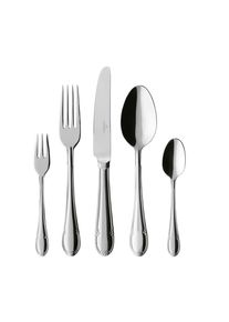 Villeroy & Boch Besteck-Set VILLEROY & BOCH "Tafelbesteck Mademoiselle 180er Set silber", silber, 180, Essbesteck-Sets, Besteck-Set, rostfrei, sp&uuml;lmaschinengeeignet