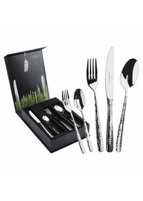 Besteck-Set "Tafelbesteck inkl. Besteckbox Frame 30er Set silber", silber, 30, PICARD & WIELP&Uuml;TZ SOLINGEN, Essbesteck-Sets, Besteck-Set, Sp&uuml;lmaschinengeeignet