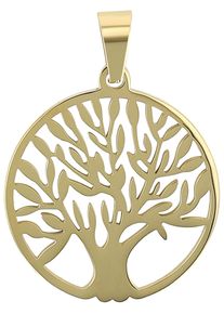 Adelia&acute;s Kettenanh&auml;nger ADELIA&acute;S "Edelstahl Anh&auml;nger Lebensbaum", gold, Schmuckanh&auml;nger, Damen, Edelstahl, Kettenanh&auml;nger