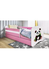 Mid.you , Wei&szlig;, Pink , Holz , Birke , Sperrholz,Schichtholz , H2 , 1-Zonen , links montierbar, rechts montierbar , 80x160 cm , nicht verstellbar ,