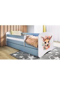 Mid.you , Blau, Wei&szlig; , Holz , Birke , Sperrholz,Schichtholz , H2 , 1-Zonen , links montierbar, rechts montierbar , 80x160 cm , nicht verstellbar ,