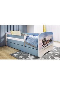 Mid.you , Blau, Wei&szlig; , Holz , Birke , Sperrholz,Schichtholz , H2 , 1-Zonen , links montierbar, rechts montierbar , 80x160 cm , nicht verstellbar ,