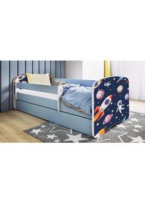 Mid.you , Blau, Wei&szlig; , Holz , Birke , Sperrholz,Schichtholz , H2 , 1-Zonen , links montierbar, rechts montierbar , 80x160 cm , nicht verstellbar ,