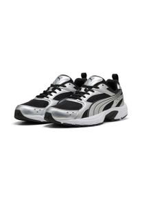 Sneaker Puma "MILENIO TECH LT", Damen, Gr. 44, Puma schwarz, Puma silber, Textil, unifarben, Schuhe Sneaker