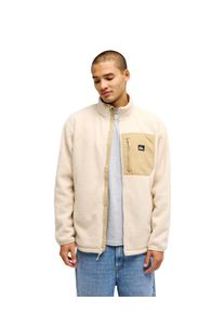 Fleecejacke Quiksilver "Clean Coast", Herren, Gr. XS, beige (peyote), Obermaterial: 100% Polyester., Jacken Fleecejacke