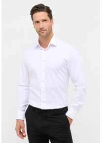 Langarmhemd Eterna "MODERN FIT", Herren, Gr. 40, Normalgr&ouml;&szlig;en, wei&szlig;, 100% Baumwolle, tailliert, Manschette, Hemden Langarmhemd, NON IRON (b&uuml;gelfrei)