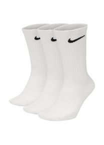 Funktionssocken Nike "U NK EVERYDAY LTWT CREW 3PR", Herren, Gr. XL (46/50), wei&szlig; (wei&szlig;, schwarz), Obermaterial: 60% Baumwolle, 37% Polyester, 3% Elasthan, Socken Funktionssocken, f&uuml;r sportive Aktivit&auml;ten und Fitness, mit d&auml;mpfenden Eigenschaften