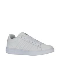 Sneaker K-Swiss "Court Tiebreak II", Damen, Gr. 40, wei&szlig; (wei&szlig;, wei&szlig;, wei&szlig;), Leder, Schuhe Sneaker