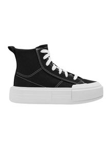 Converse Chuck Taylor-sneakers met plateauzool en hoge schacht voor kinderen (Zwart, Wit)
