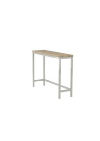 Beistelltisch VENTURE HOME "Rise, schmaler hoher Beistelltisch, 110 &times; 30 cm", grau, natur, natur, B:30cm H:80cm T:30cm, Tische, Beistelltisch, Ablagetisch, Stahl, schmal, hoch, modern, schlicht