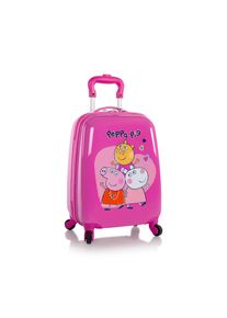 Kinderkoffer Heys "Heys Peppa Pig 46 cm", M&auml;dchen, Gr. B/H/T: 46cm x 30,5cm x 23cm, pink (pink, multicolourot), Polycarbonat-Verbundwerkstoff, Polyester, bedruckt, beschichtet, gemustert, gl&auml;nzend, mehrfarbig, Koffer Kinderkoffer, Kindertrolley, Reisekoffer, handgep&auml;cktauglich mit s&uuml;&szlig;em Motiv