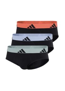 Slip adidas Sportswear "Active Flex Cotton", Herren, Gr. S, 914, sonstiges, Single Jersey, Obermaterial: 95% Baumwolle, 5% Elasthan, k&ouml;rpernah, Unterhosen Slip, elastisch, Logo-Bund, scheuerfreies Tragegef&uuml;hl, ohne Eingriff