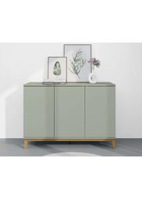 Sideboard OTTO HOME "Maryd", gr&uuml;n (salbei gr&uuml;n,), B:120cm H:88cm T:41cm, Holzwerkstoff, MDF, Sideboards, Sideboard, Kommode, Untergestell in Holzoptik, Breite 120 cm