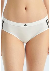 Hipster adidas Sportswear "Sport Active Essentials", Damen, Gr. XL, wei&szlig; (100, wei&szlig;), Single Jersey, Obermaterial: 95% Baumwolle, 5% Elasthan, k&ouml;rpernah, Unterhosen Hipster