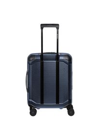 Trolley Travelite "MILLENNIUM Reisekoffer Hartschale", Damen, Gr. B/H/T: 40cm x 55cm x 20cm 37 l, blau (navy), Polycarbonat, Koffer Trolley, aus leichtem Polycarbonat mit stabiler Bauweise und Innenaufteilung