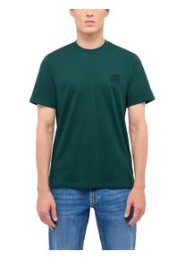 Kurzarmshirt Mustang "Herren Style Austin", Herren, Gr. XL, dunkelgr&uuml;n, 100% Baumwolle, Rundhals, Shirts Kurzarmshirt