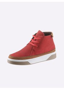 Stiefelette Gemini, Damen, Gr. 38, rot, Glattleder, Schuhe Stiefelette