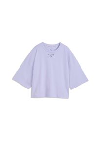 Trainingsshirt Puma "W X HYROX CROPPED LIFESTYLE TEE", Damen, Gr. S, lila (light lavender), Jersey, Obermaterial: 100% Baumwolle, regular fit kurz, Rundhals, Shirts Trainingsshirt, Regular Fit, Kurzarm, f&uuml;r sportliche Aktivit&auml;ten