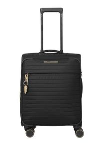 Weichgep&auml;ck-Trolley Travelite "BARBARA STEPP Weichgep&auml;ck-Koffer", Damen, Gr. B/H/T: 40cm x 55cm x 23cm 40 l, schwarz, Nylon, unifarben, Koffer Weichgep&auml;ck-Trolley, Volumenerweiterung und Schl&uuml;sselanh&auml;nger &ndash; stylisches Reisegep&auml;ck