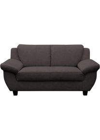 2-Sitzer OTTO HOME "Silkeborg", braun, B/H/T: 161cm x 80cm x 91cm, Samtvelours, ohne Funktion, Sofas, 2-Sitzer, Zeitlos und komforfabel, gem&uuml;tliche Armlehnen