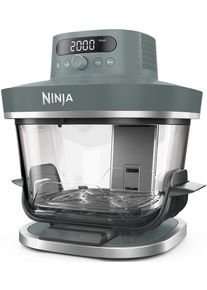 Ninja Hei&szlig;luftfritteuse "CRISPi PRO 7-in-1 Glas-Air-Fryer - Beige AS101EULG", grau, B:30,5cm H:33,2cm T:29,8cm, Fritteusen, 7 Kochfunktionen, Vorbereitung, Zubereitung + Aufbewahrung von Speisen, Hei&szlig;luftfritteuse