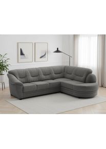 Sit & More Ecksofa SIT & MORE "Savona", anthrazit, B:267cm H:90cm T:206cm, Sofas, Ecksofa, mit Federkern, optional mit Bettfunktion