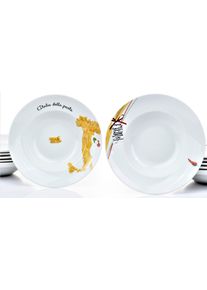 Pastateller Retsch Arzberg "Italia", wei&szlig;, &Oslash;:27cm, Porzellan, Speiseteller, Pastateller, Teller Set, Porzellan